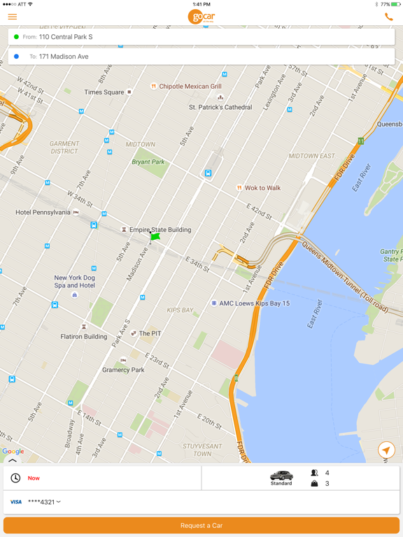 Screenshot #6 pour GoCar - New York Car Service