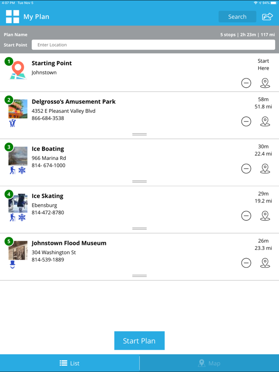 Visit Johnstown, PA! iPad screenshot 8 - Travel app