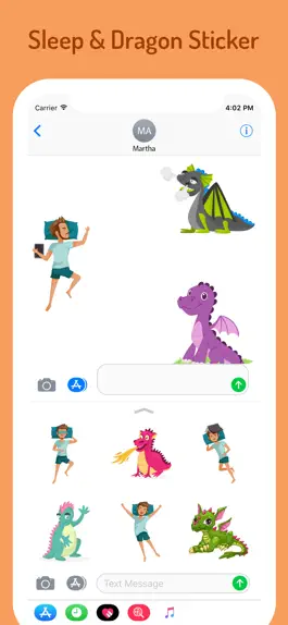 Game screenshot Sleeping Dragon Stickers hack
