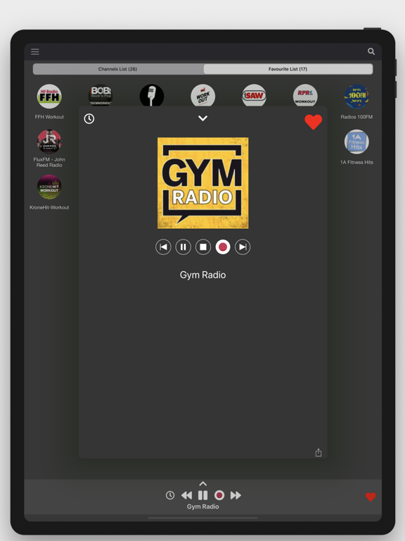 Screenshot #4 pour Gym Radio - Workout Music App