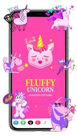 Game screenshot Fluffy Unicorn - Animated hack