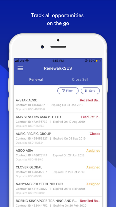 Screenshot #2 pour Yagna: Renewal/XSUS, Deal Reg.