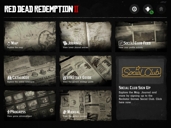 RDR2: Companion iPad app afbeelding 1