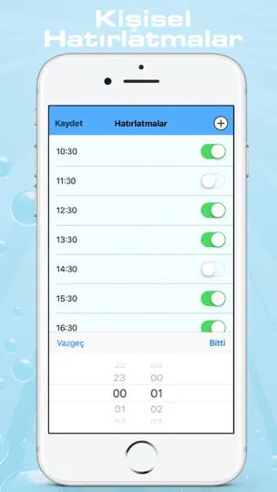 Su Hatırlatıcı Pro iPhone Ekran Görüntüsü 4