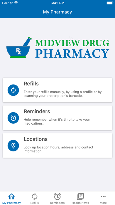 Screenshot #1 pour Midview Drug Pharmacy