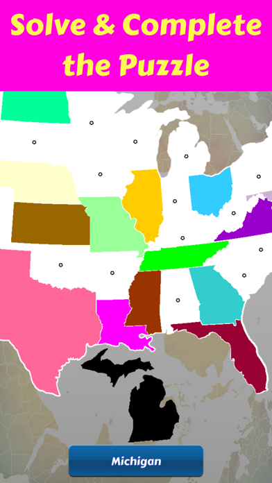 50 States and Capitals iPhone screenshot 5 - Education app