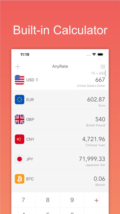 AnyRate Pro - Currency Rates screenshot-0