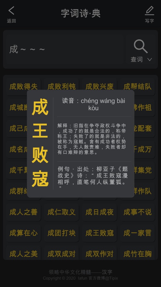 #5. 汉字 (iOS) By: 廷选 王