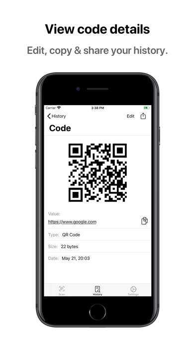 QR Code Barcode Scanner: Codey screenshot 4