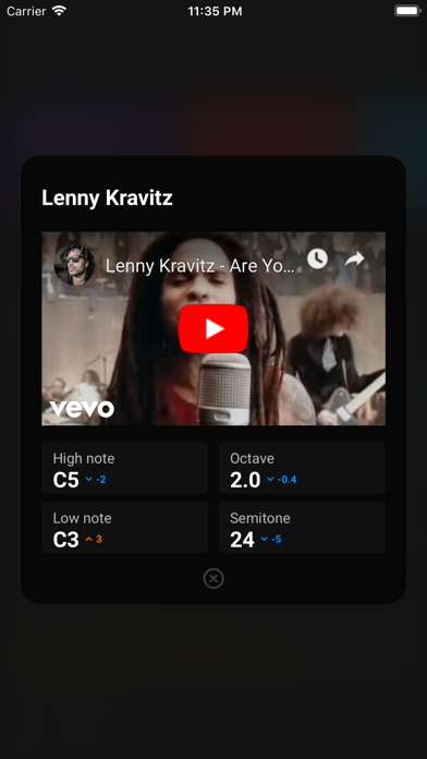 Vocal Range - pitch detectorのおすすめ画像4
