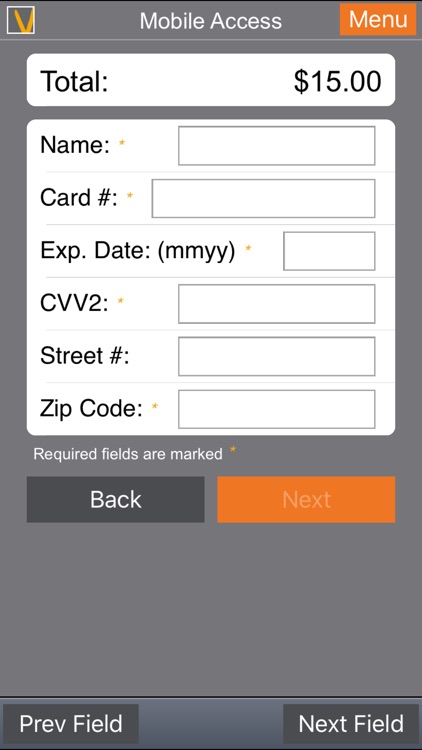 Vanco Payments Mobile Access