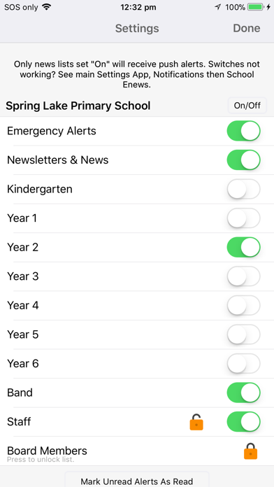 School Enews Screenshot