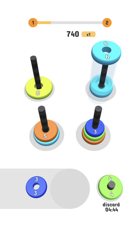 #4. Stack Merge 3D (iOS) 由: Sergii Nagin