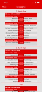 German Soccer live screenshot #2 for iPhone