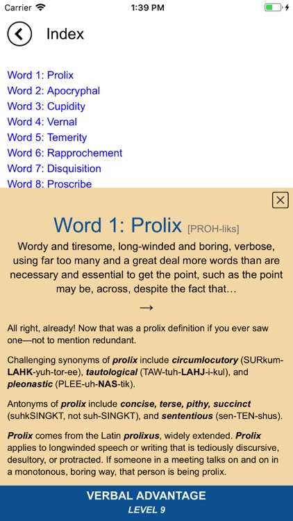 Verbal Advantage - Level 9 screenshot-4