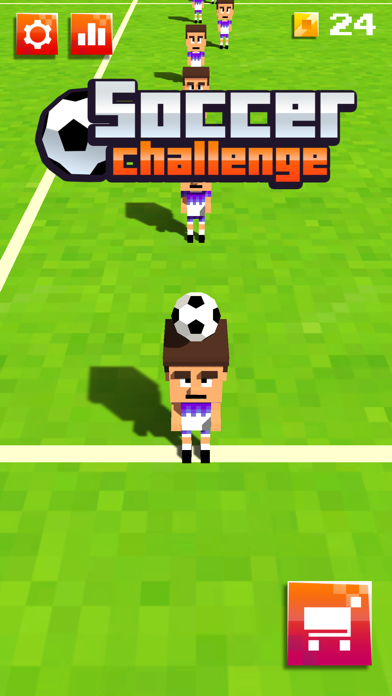 Screenshot #1 pour Soccer: Fun Ball Race 3D