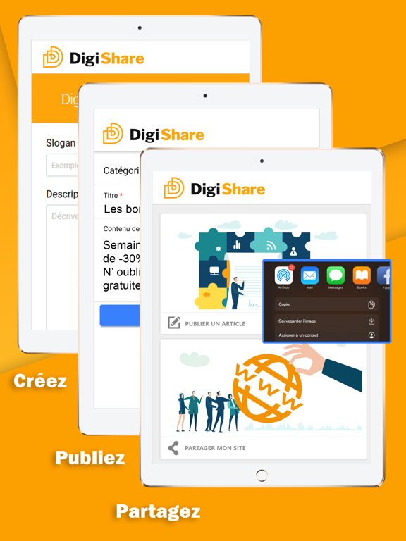 Screenshot #4 pour Digi Share