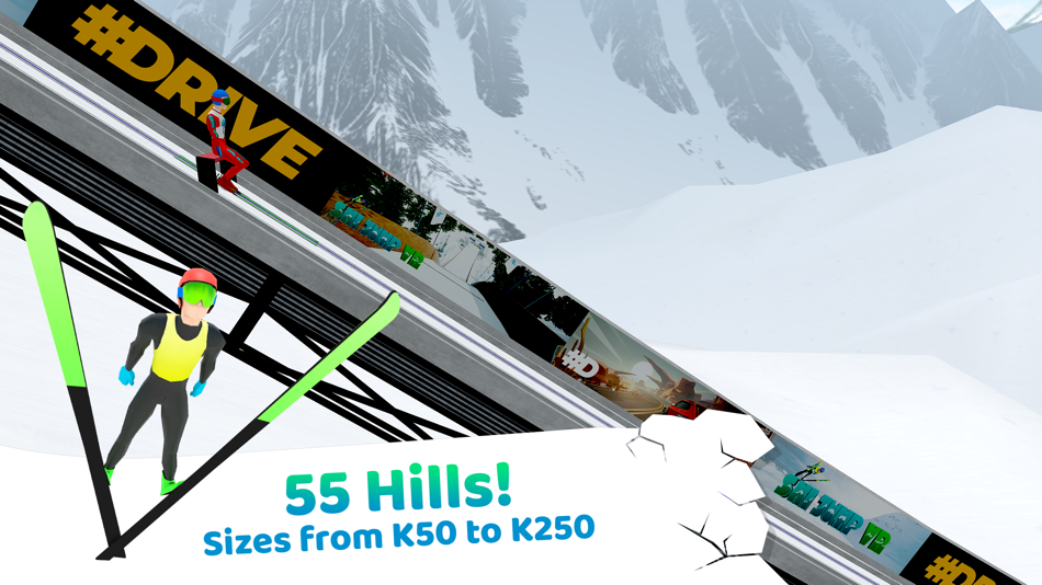 #3. Ski Jump 18 (iOS) 由: Pixel Perfect Dude S.A.