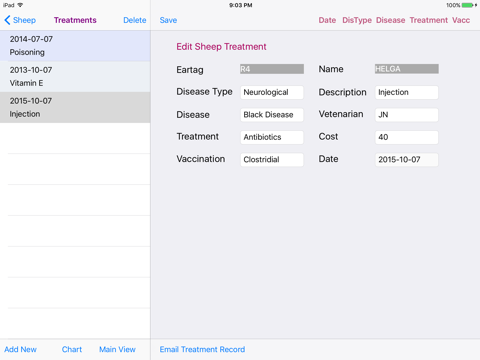 Sheep Database screenshot 3