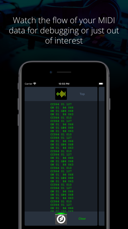 Midiflow Monitor (Audiobus) (iOS) بواسطة: Johannes Doerr