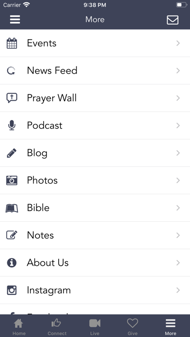 The Haven Church iPhone screenshot 3 - Lifestyle app