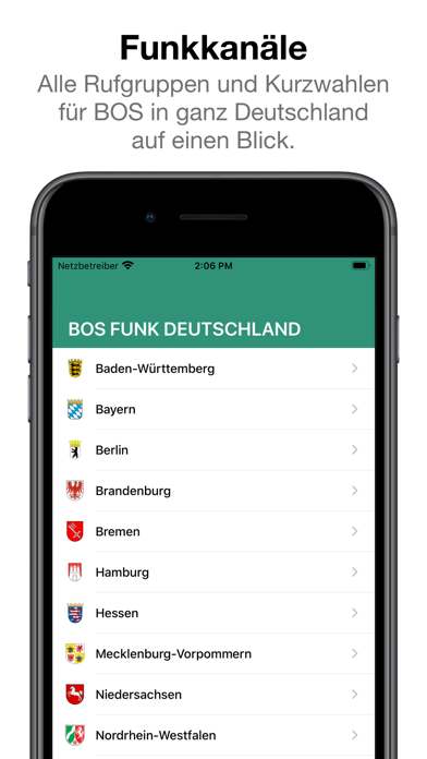 Screenshot #1 pour BOS Funk Deutschland