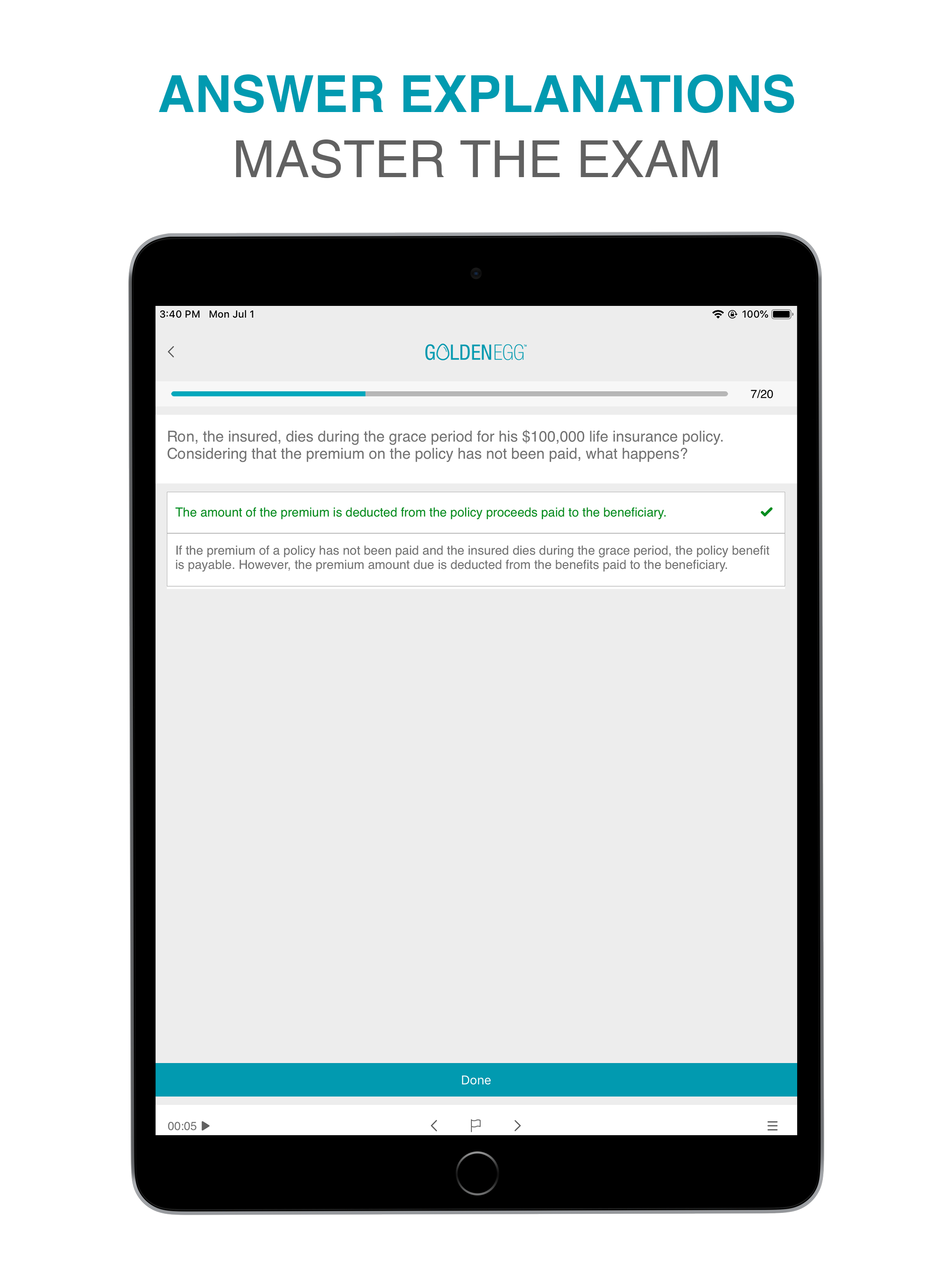 Life Insurance Practice Test