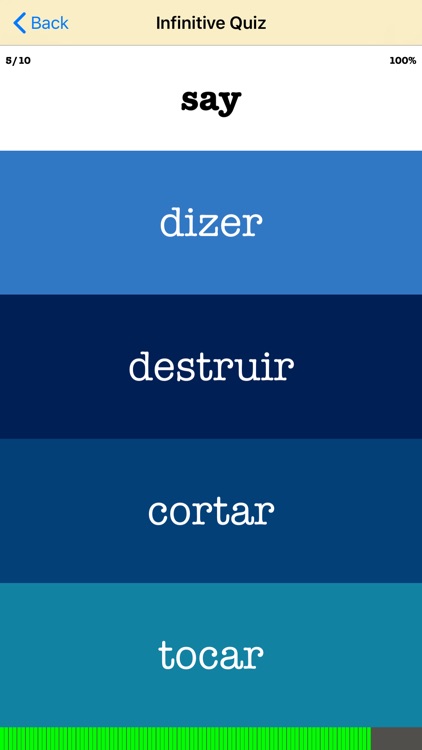 Portuguese Verb Blitz