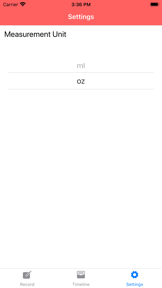 Baby Feeding Logger screenshot
