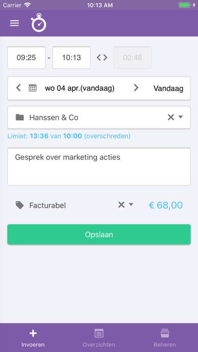 How to cancel & delete Nanda Urenregistratie from iphone & ipad 1