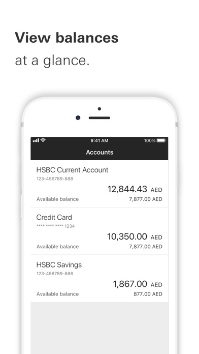 HSBC UAE screenshot 2