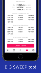 SG 4D+ results for Singapore screenshot