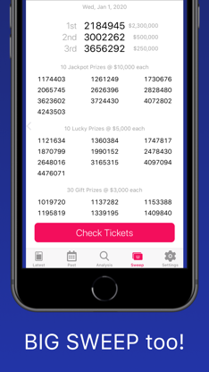SG 4D+ results for Singapore screenshot 6