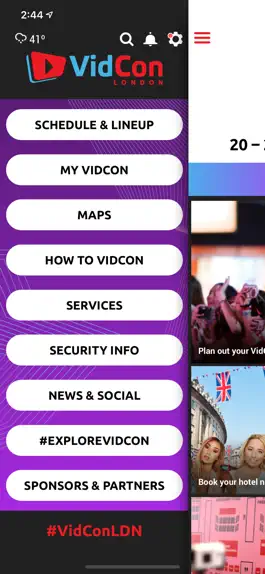 Game screenshot VidCon London 2020 apk