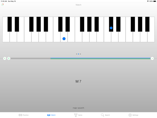 Music Intervals Trainer iPad screenshot 2 - Music app