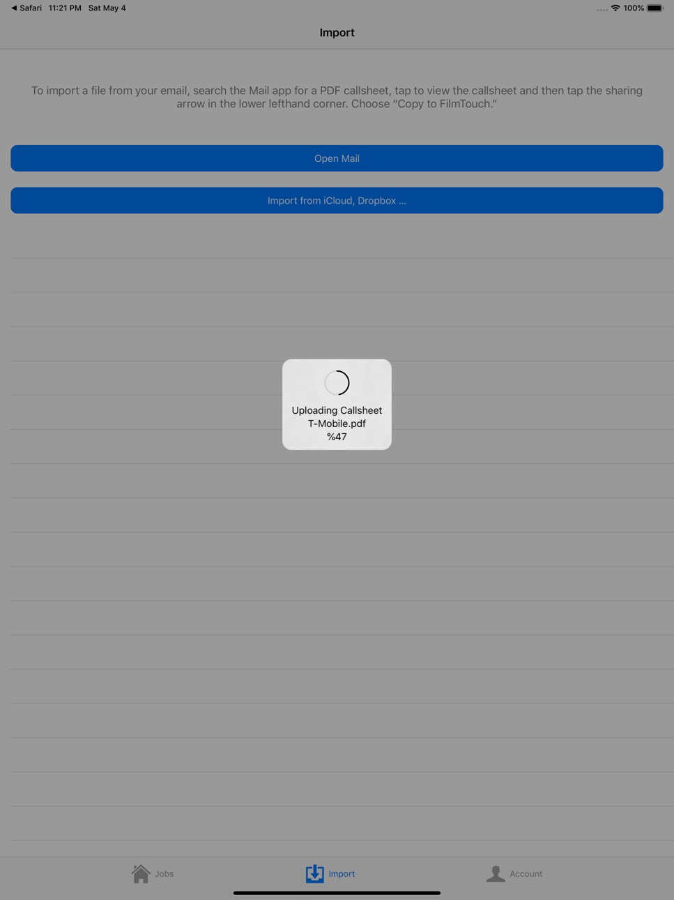 iPad screenshot
