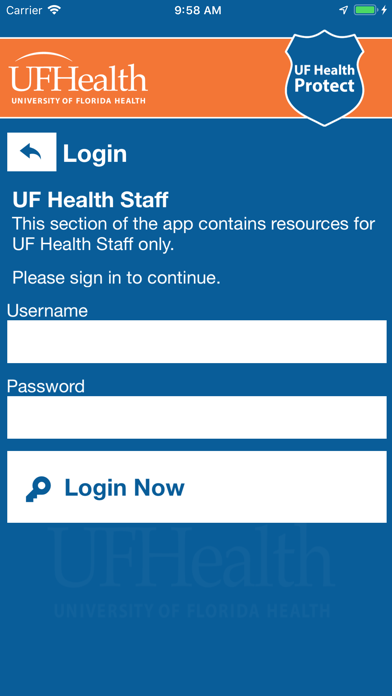 UF Health Protect screenshot