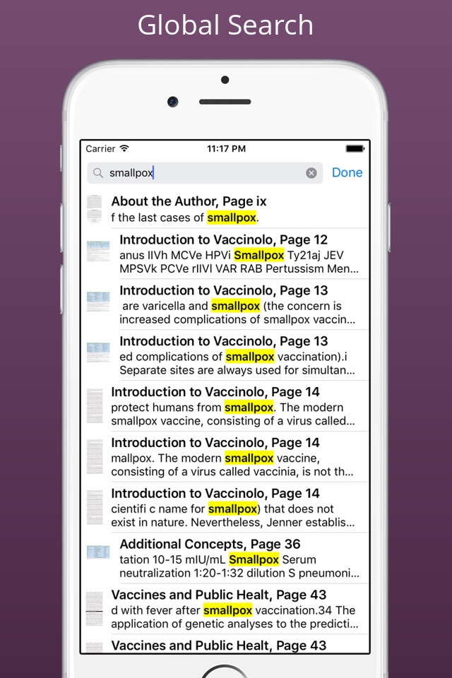 The Vaccine Handbook App screenshot 2