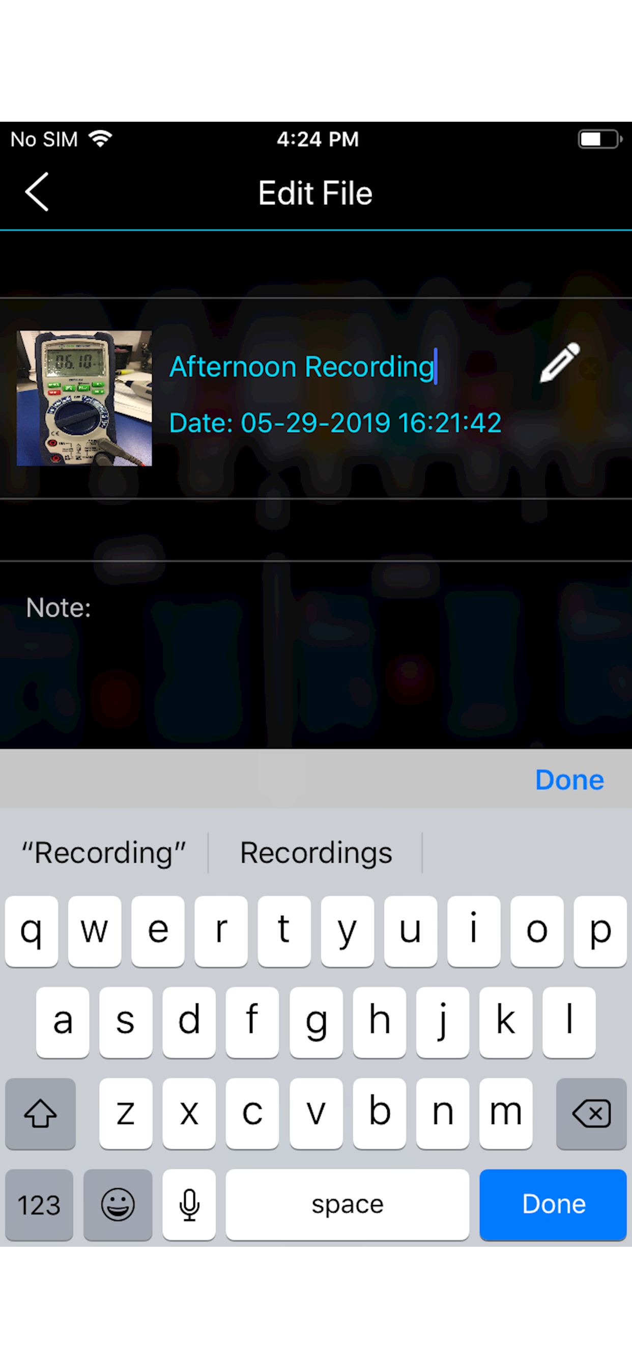 Digi-Sense Connect - Meters screenshot 4