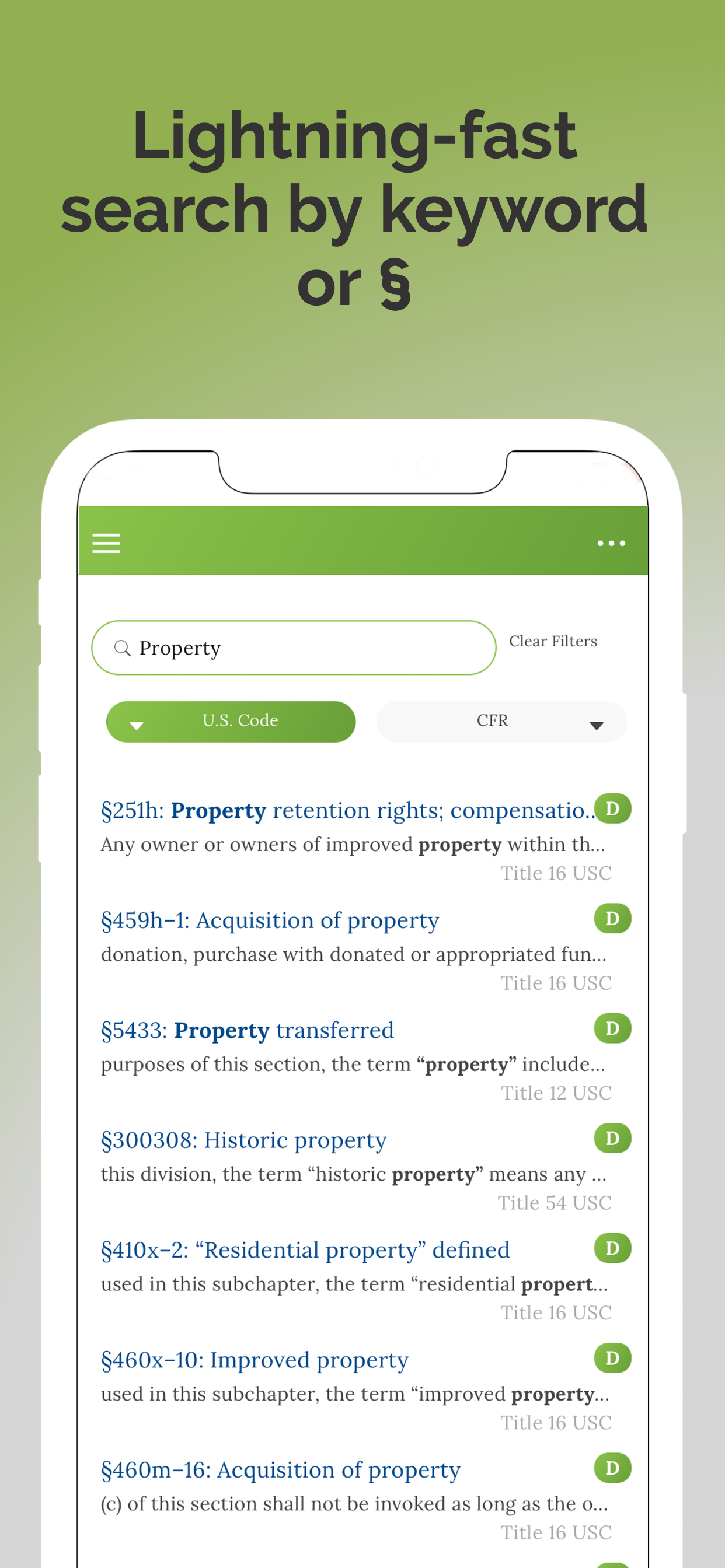 GeniusLex: U.S. Code & CFR