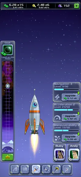 Game screenshot Idle Space Company mod apk