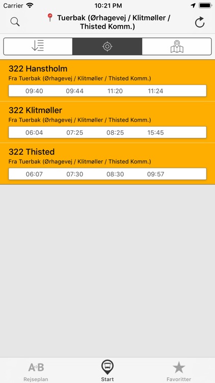 Køreplanen (rejseplanen)