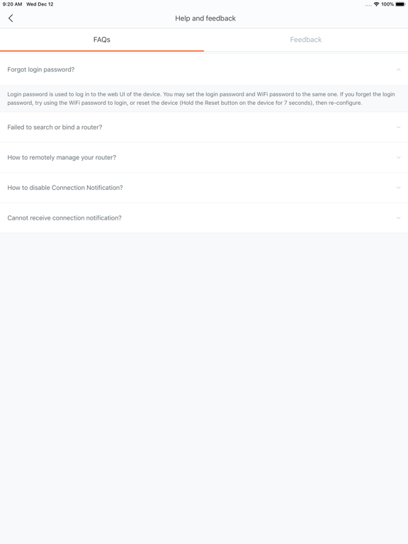 Nexxt Wireless iPad screenshot