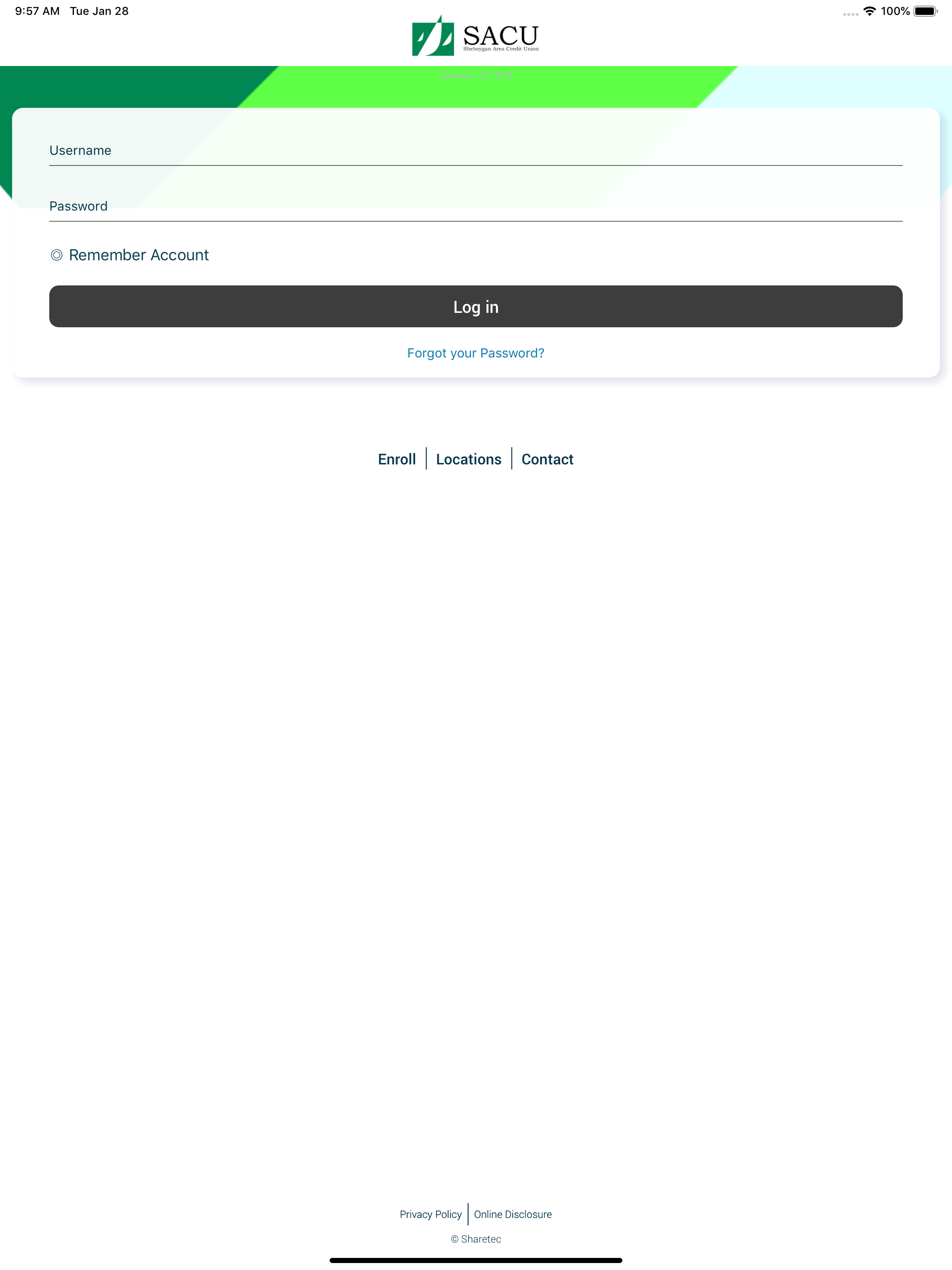 Sheboygan Area CU Mobile App
