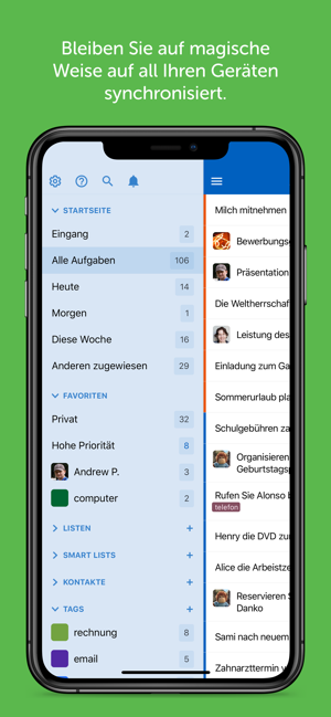 Remember The Milk: To-Do List Screenshot