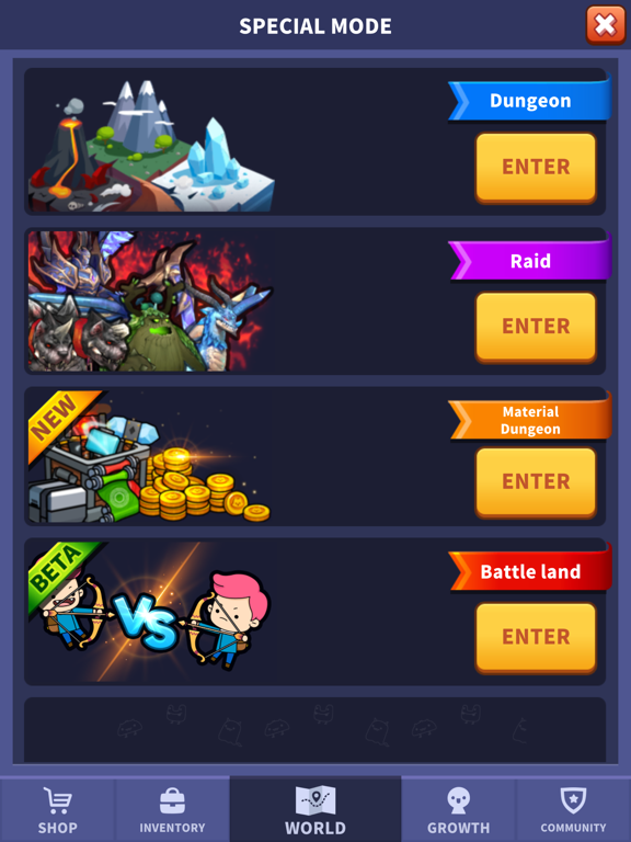 Archer's Adventure iPad screenshot 8 - Games app