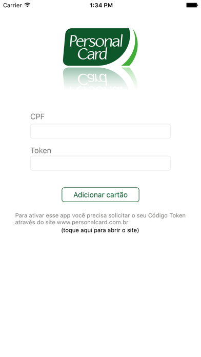 Personal Card Consulta Cartões Screenshot