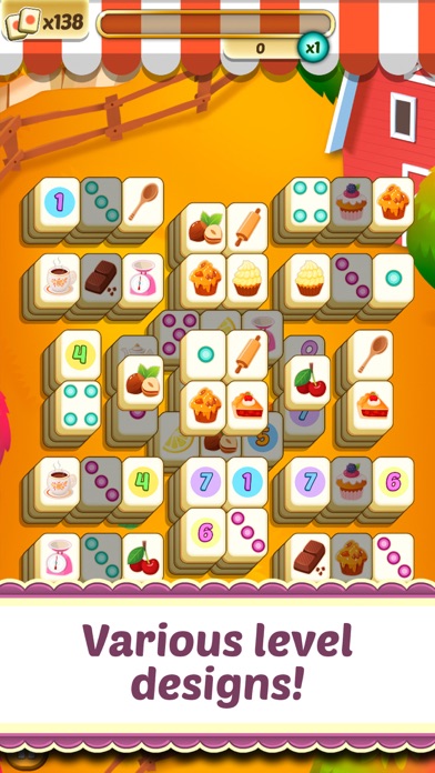 Mahjong Cupcake Bakery Puzzle Screenshot