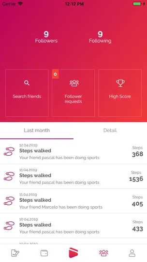 Screenshot von BEAT - Be Active auf dem iPhone 3
