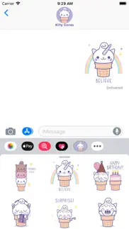 How to cancel & delete kitty cones animated stickers 1
